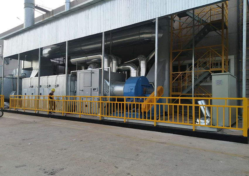 沸石转轮浓缩+催化燃烧装置系统